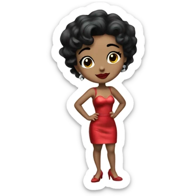 betty boop sticker