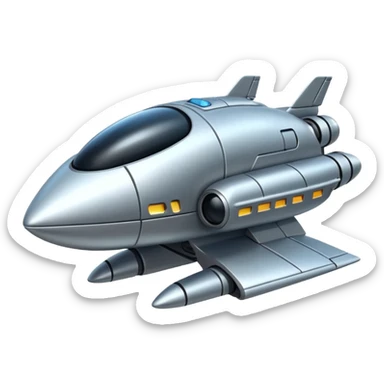 SPACE SHIP  sticker