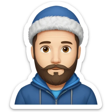 cübbe giyen takkeli sakallı bir insan emojisi sticker