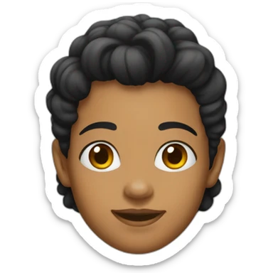 Black Vira lata sticker