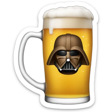 Stars Wars qui bois une bière sticker