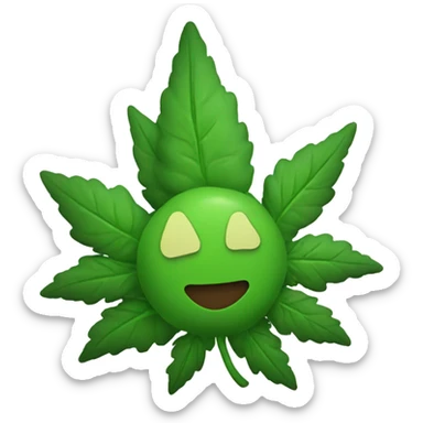 weed nug  sticker