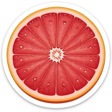 grapefruit sticker