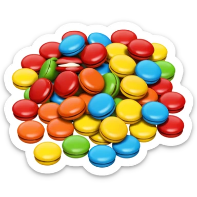 m&m sticker