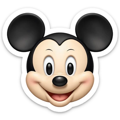 Mickey Mouse Face (From Disney) sticker