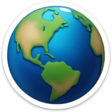 localisation pushpin but it's the blue planet sticker