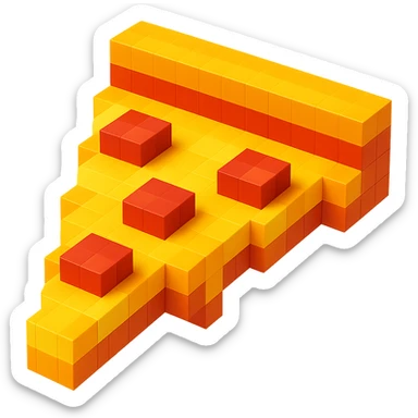 pizza with sausage sticker