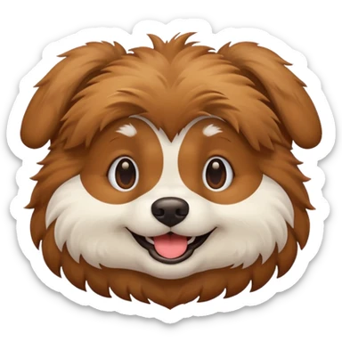 Gülen köpek sticker