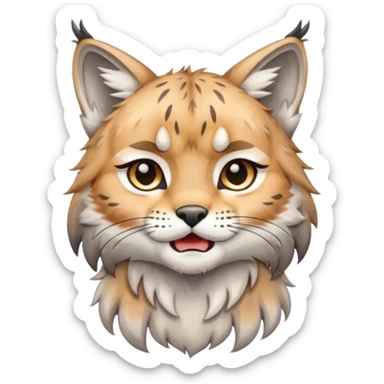 Chibi Sticker lynx tears sticker