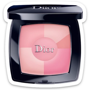 Pink Dior blush sticker