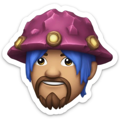 ZERG MIT BLAUER MÜTZE sticker