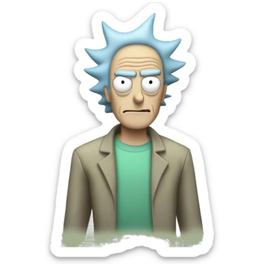 Rick and Morty sticker