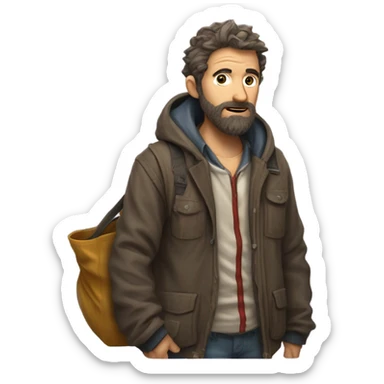 Bad crook criminal  sticker