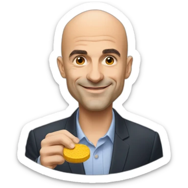 Alain berset qui prend une snus sticker