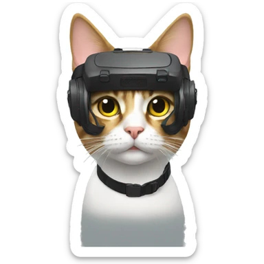 cat vr sticker