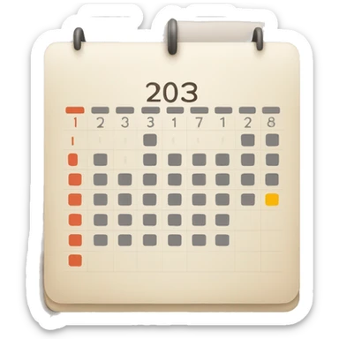 CALENDAR APRIL 30 EMOJI IOS sticker
