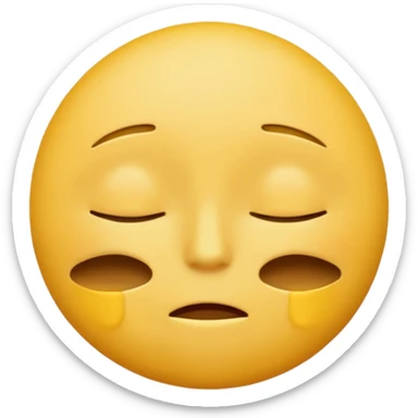 tired emoji sticker