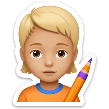 child art picture sticker