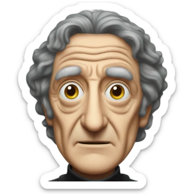 marty feldman cross-eyed sticker