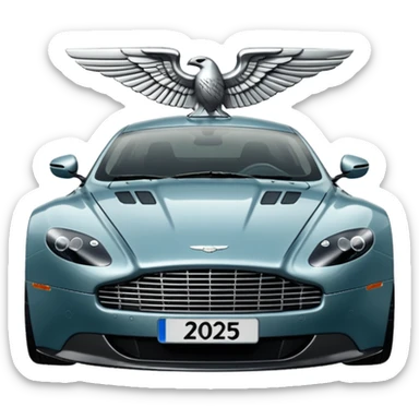 Logo Aston Martin 2025 sticker
