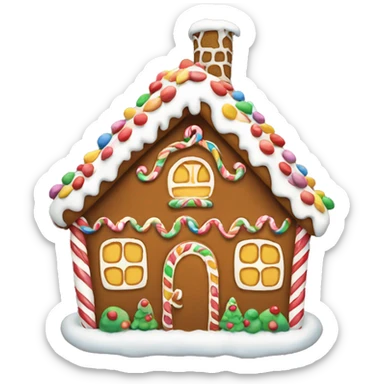 Gingerbread house  sticker