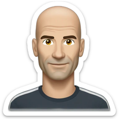 Zinedine zidane sticker