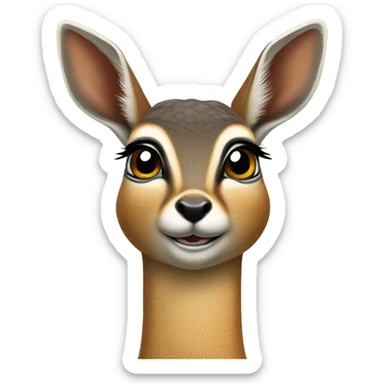 dikdik animal sticker