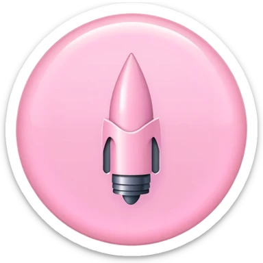 pastel pink bullet point sticker