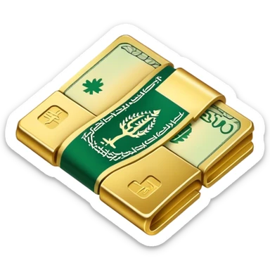 Saudi Riyal Symbol sticker