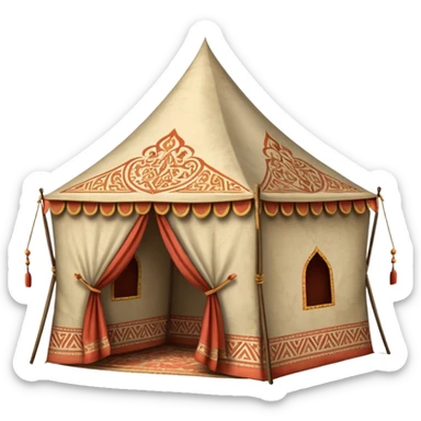 ancient Persian tent sticker