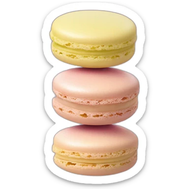 Macron macaron sticker