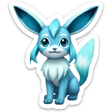 Glaceon full body sticker