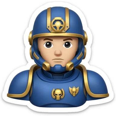 war hammer 40k space marines sticker