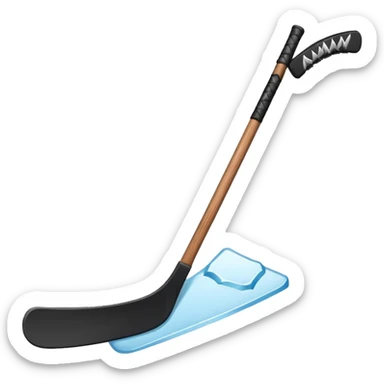 Hockey goalie stick sticker