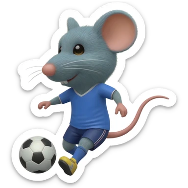 mouse sport sticker