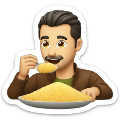 Éric Zemour eat couscous sticker
