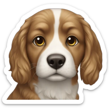 Chien qui monte sur un chat sticker