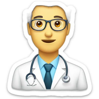 Neurologist and neuron sticker