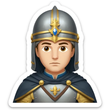 Russian prince Alexander Nevsky sticker