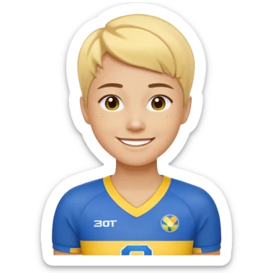 Myself in boca juniors jersethat's not boca's kit sticker