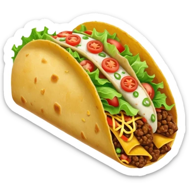 Taco Bell meal sticker