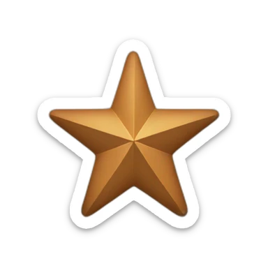 Texas star sticker
