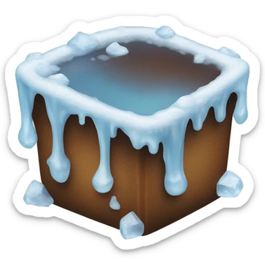 iced latter sticker