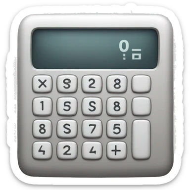 calculator sticker