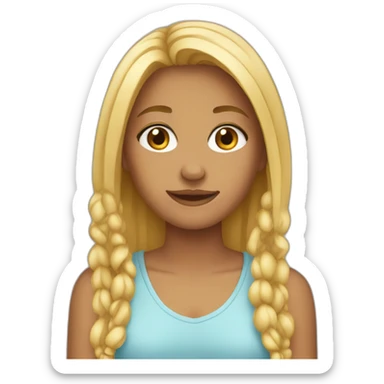 15 year old girl sticker