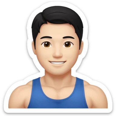 Koreli bir erkek ama çok yakışık lı ve kaslı saçı dümdüz saç çok daha fazla sticker