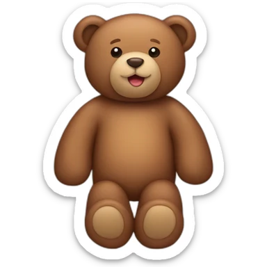 teddy bear sticker