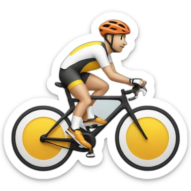 Tennist-cycling sticker