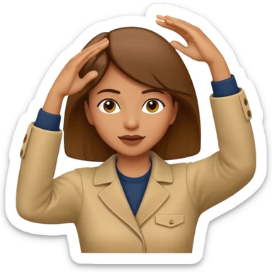 Mujer haciendo un dab sticker