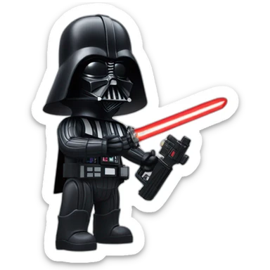 Darth vader kill xenomorph sticker